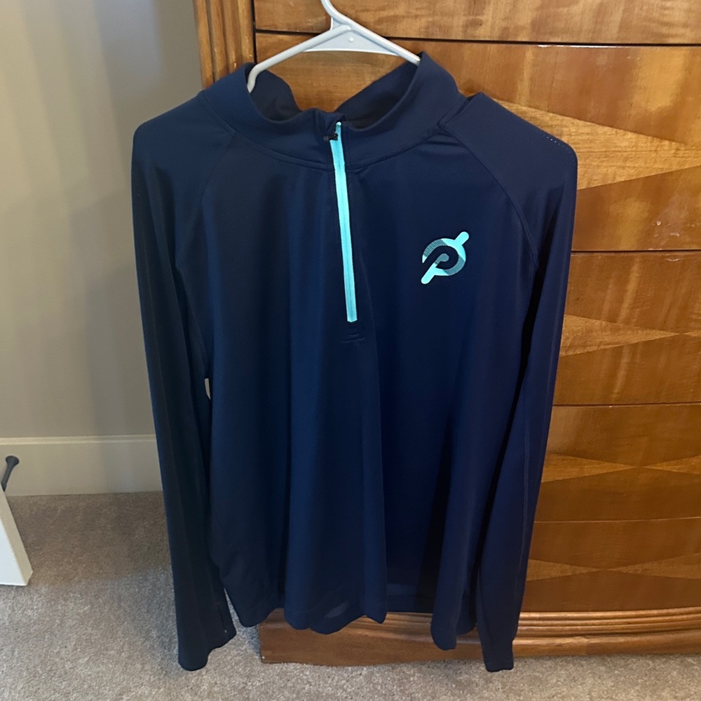 Peloton Men's Dark Blue Quarter zip